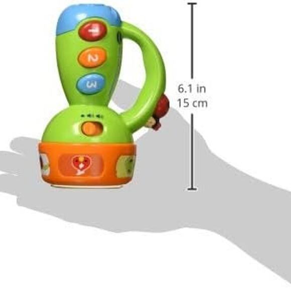 VTech Spin and Learn Color Flashlight, Lime Green - Picture 4 of 6